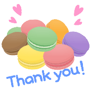 「Thank you!」マカロン